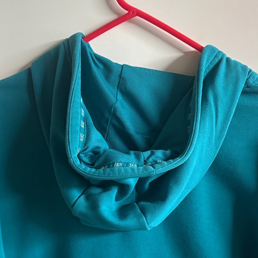 Nike Turquoise Zip-Up Hoodie - Picture 4 of 4